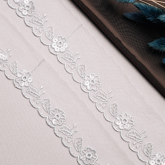 декоративная тесьма с пайетками