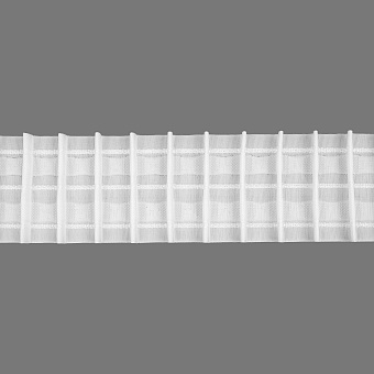 шторная лента с фиксированной карандашной сборкой