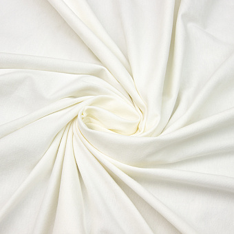 Кулирка велюр компакт 180 г/м2 (92%хлопок, 8%лайкра) ширина 180 см молочный (М3004) 1кг~3,086 м