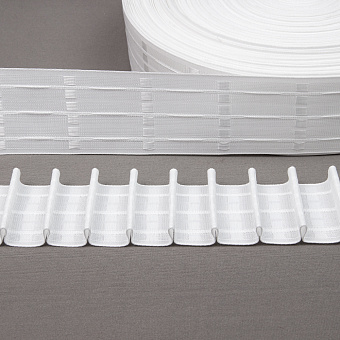 монтажная шторная лента многокарманка