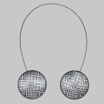 круглый шторный магнит