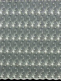 ткань для штор микросетка с вышивкой