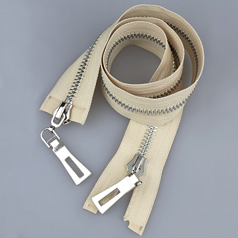 двухзамковая металлическая молния ТИП 8