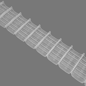 монтажная шторная лента многокарманка