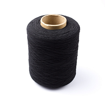 Оплетенная латексная нить 52# черный резинка нить спандекс
