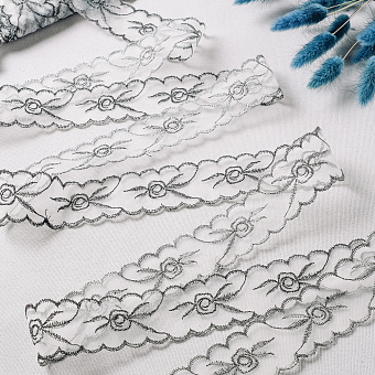 тесьма декоративная на сетке из капрона