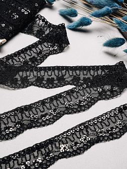 тесьма с пайетками