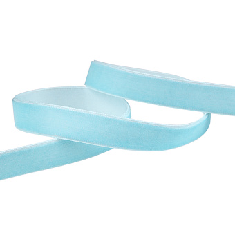 однотонная бархатная лента