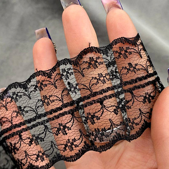 декоративное кружево на капроне