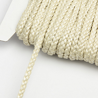 Шнур плетеный из искусственной кожи шнур плетеный