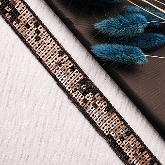 тесьма с пайетками