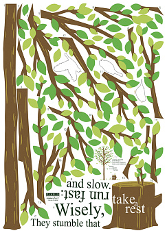 интерьерные наклейки на стену