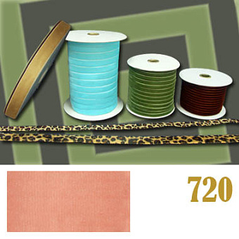 декоративная однотонная бархатная лента