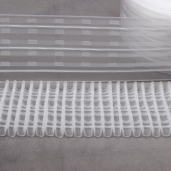 монтажная шторная лента многокарманка