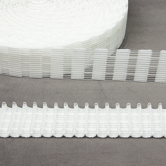 монтажная шторная лента с липучкой велкро