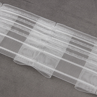 шторная лента с бантовой встречной сборкой