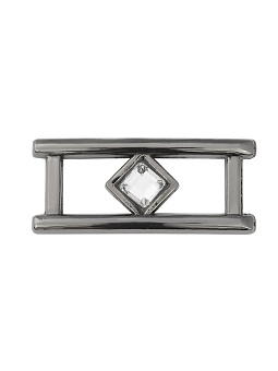 пряжка металлическая со стразами