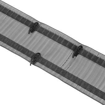 шторная лента многокарманная без кордов для ручной закладки и Системы "Волна"