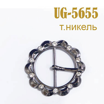 пряжка металлическая со стразами