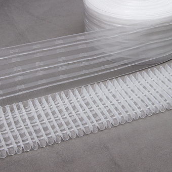 монтажная шторная лента многокарманка