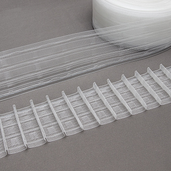 монтажная шторная лента многокарманка