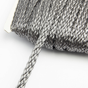 Шнур плетеный из искусственной кожи шнур плетеный