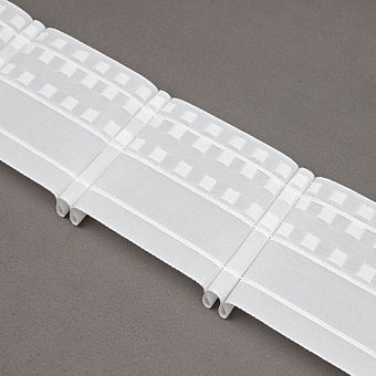 шторная лента с лучевыми групповыми складками