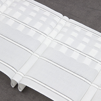 шторная лента с лучевыми групповыми складками