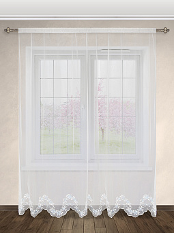 Готовая тюль комплект готовых штор тюль