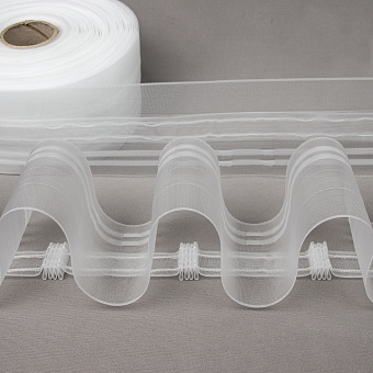 шторная лента «Волна» «Эффект люверсов»