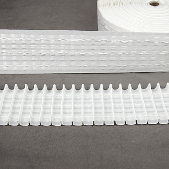 монтажная шторная лента многокарманка