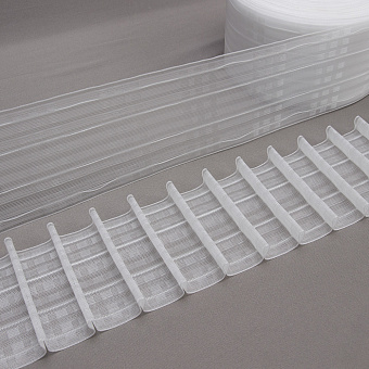 монтажная шторная лента многокарманка