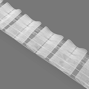 шторная лента бантовая сборка