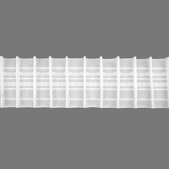 шторная лента с фиксированной карандашной сборкой