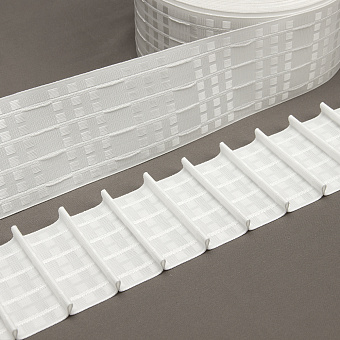 монтажная шторная лента многокарманка