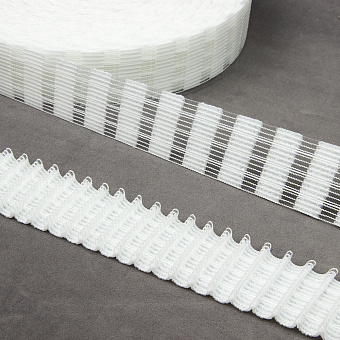 монтажная шторная лента с липучкой велкро