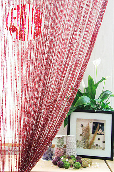 Кисея с бусами кисея нитяная с бусами