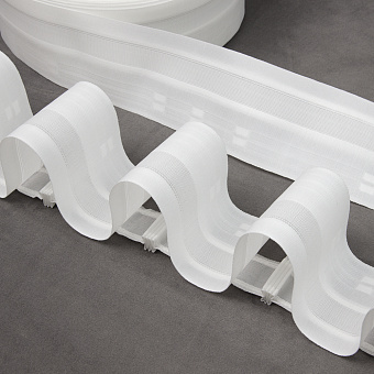 шторная лента «Волна» «Эффект люверсов»