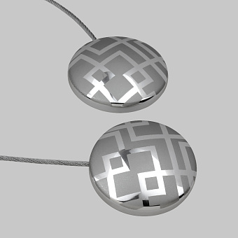 круглый шторный магнит