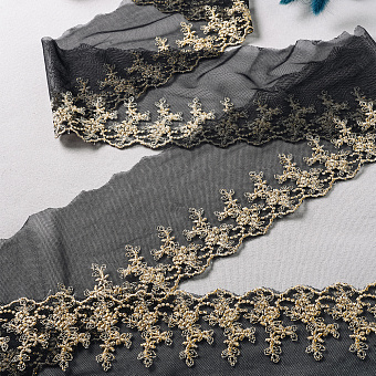 тесьма декоративная на сетке из капрона