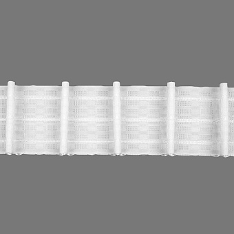 монтажная шторная лента многокарманка