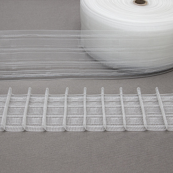 монтажная шторная лента многокарманка