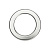 Кольцо пластиковое плоское 3915 40/60 мм никель швейная фурнитура и товары для шитья