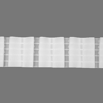 шторная лента с бантовой встречной сборкой