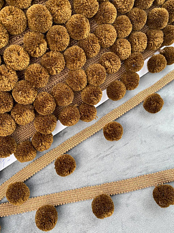 бахрома для штор с помпонами, шариками, бубенчиками