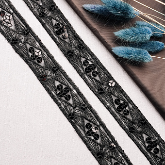 декоративная тесьма с пайетками