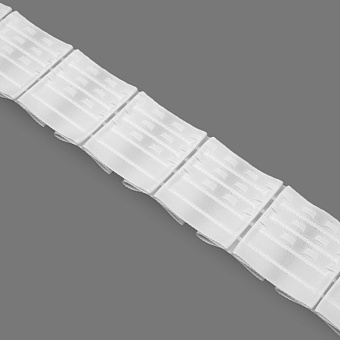 шторная лента с бантовой встречной сборкой