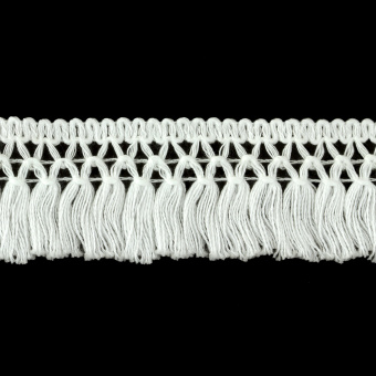 вязаное декоративное кружево с бахромой