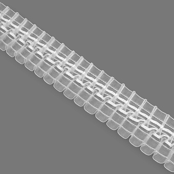 шторная лента сборки «Буфы» и «Вафельная»