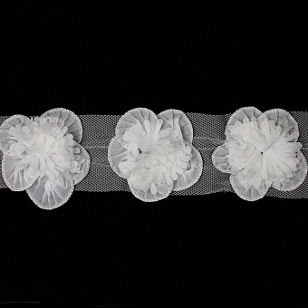 Тесьма с цветочками тесьма декоративная с цветочками